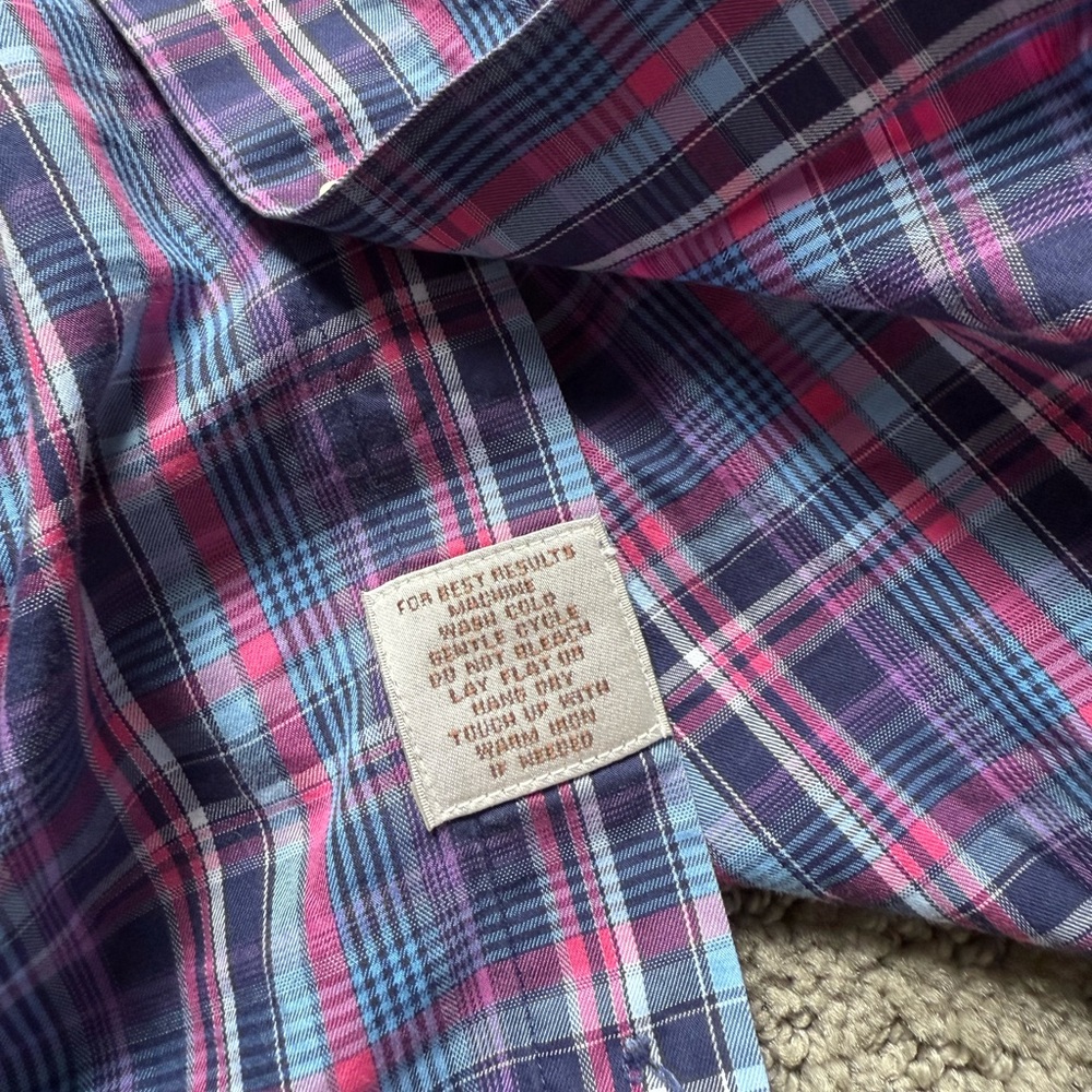 Peter Millar Multicolor Plaid Button Down Shirt - Picture 6 of 6